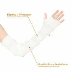 Allegra K 1 Pcs Outdoor Sun Block Soft Long Arm Sunscreen Sleeves Fingerless Gloves For Women Accessories 19 Allegra K 1 Pcs Outdoor Sun Block Soft Long Arm Sunscreen Sleeves Fingerless Gloves For Women Accessories