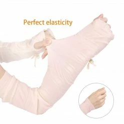 Allegra K 1 Pcs Outdoor Sun Block Soft Long Arm Sunscreen Sleeves Fingerless Gloves For Women Accessories 23 Allegra K 1 Pcs Outdoor Sun Block Soft Long Arm Sunscreen Sleeves Fingerless Gloves For Women Accessories