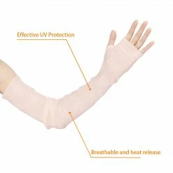 Allegra K 1 Pcs Outdoor Sun Block Soft Long Arm Sunscreen Sleeves Fingerless Gloves For Women Accessories 24 Allegra K 1 Pcs Outdoor Sun Block Soft Long Arm Sunscreen Sleeves Fingerless Gloves For Women Accessories