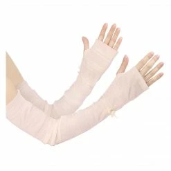 Allegra K 1 Pcs Outdoor Sun Block Soft Long Arm Sunscreen Sleeves Fingerless Gloves For Women Accessories 21 Allegra K 1 Pcs Outdoor Sun Block Soft Long Arm Sunscreen Sleeves Fingerless Gloves For Women Accessories
