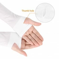 Allegra K UV Sun Protection Reflective Arm Cooling Sleeves For Cycling, Driving, Outdoor Sports For Men Women