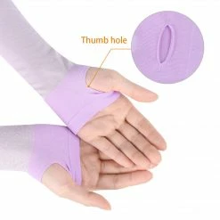 Allegra K UV Sun Protection Reflective Arm Cooling Sleeves For Cycling, Driving, Outdoor Sports For Men Women