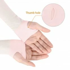 Allegra K UV Sun Protection Reflective Arm Cooling Sleeves For Cycling, Driving, Outdoor Sports For Men Women