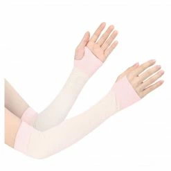 Allegra K UV Sun Protection Reflective Arm Cooling Sleeves For Cycling, Driving, Outdoor Sports For Men Women