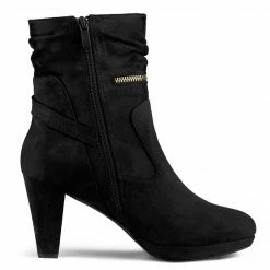 Allegra K Women's Ankle Zip Platform High Heel Mid Calf Boots Shoes 54 Allegra K Women's Ankle Zip Platform High Heel Mid Calf Boots Shoes