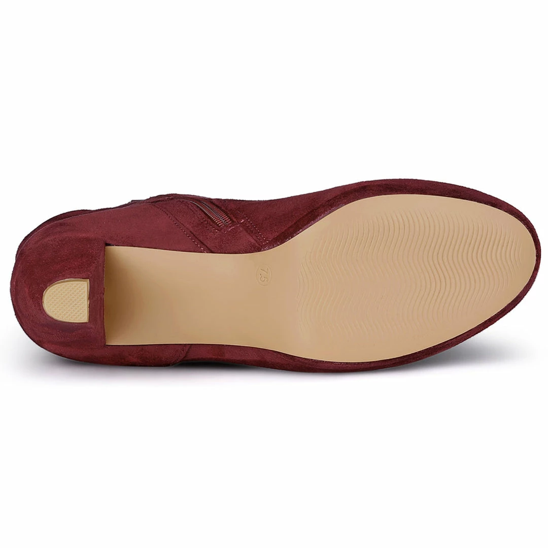 Allegra K Women's Ankle Zip Platform High Heel Mid Calf Boots Shoes 29 Allegra K Women's Ankle Zip Platform High Heel Mid Calf Boots Shoes