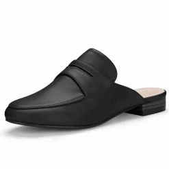 Allegra K Shoes Women's Rounded Toe Backless Slip On Loafer Mules 37 Allegra K Shoes Women's Rounded Toe Backless Slip On Loafer Mules
