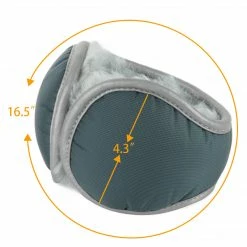 Allegra K Stylish Winter Earmuffs Foldable With Reflective Stripe For Women Men Accessories