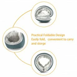 Allegra K Stylish Winter Earmuffs Foldable With Reflective Stripe For Women Men Accessories