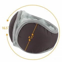 Allegra K Stylish Winter Earmuffs Foldable With Reflective Stripe For Women Men Accessories