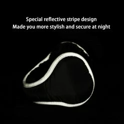 Allegra K Stylish Winter Earmuffs Foldable With Reflective Stripe For Women Men Accessories