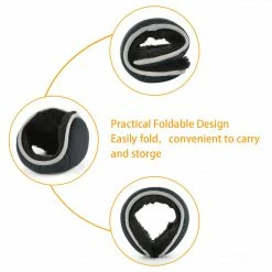 Allegra K Stylish Winter Earmuffs Foldable With Reflective Stripe For Women Men Accessories