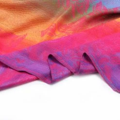 Allegra K Large Tassel Wrap Scarf Wrap Multi-Color Floral Print Gradient Color Scarf For Women 62 Allegra K Large Tassel Wrap Scarf Wrap Multi-Color Floral Print Gradient Color Scarf For Women