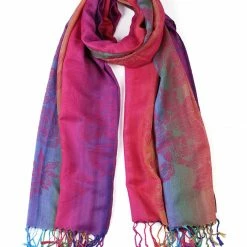 Allegra K Large Tassel Wrap Scarf Wrap Multi-Color Floral Print Gradient Color Scarf For Women 59 Allegra K Large Tassel Wrap Scarf Wrap Multi-Color Floral Print Gradient Color Scarf For Women