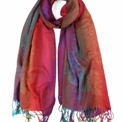 Allegra K Large Tassel Wrap Scarf Wrap Multi-Color Floral Print Gradient Color Scarf For Women 47 Allegra K Large Tassel Wrap Scarf Wrap Multi-Color Floral Print Gradient Color Scarf For Women