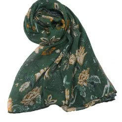 Allegra K Large Polyester Scarves Beach Shawl Vintage Style Wraps For Women Accessories