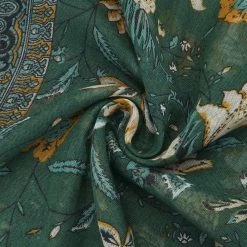 Allegra K Large Polyester Scarves Beach Shawl Vintage Style Wraps For Women Accessories