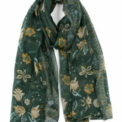 Allegra K Large Polyester Scarves Beach Shawl Vintage Style Wraps For Women Accessories