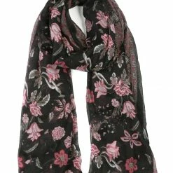 Allegra K Large Polyester Scarves Beach Shawl Vintage Style Wraps For Women Accessories