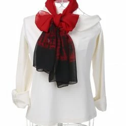 Allegra K Long Chiffon Lightweight Scarf Gradient Color Scarf Spring Summer For Women