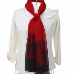 Allegra K Long Chiffon Lightweight Scarf Gradient Color Scarf Spring Summer For Women