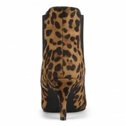 Allegra K Shoes Women's Pointed Toe Low Stiletto Heel Ankle Chelsea Boots