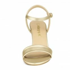 Allegra K Shoes Women Open Toe Stiletto Heel Ankle Strap Dress Sandals