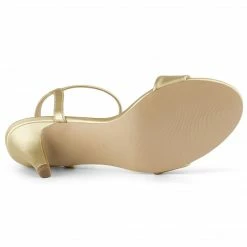 Allegra K Shoes Women Open Toe Stiletto Heel Ankle Strap Dress Sandals