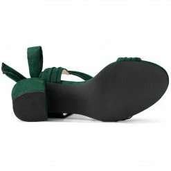 Allegra K Women's Open Toe Ankle Tie Back Block Heel Sandals Shoes 71 Allegra K Women's Open Toe Ankle Tie Back Block Heel Sandals Shoes