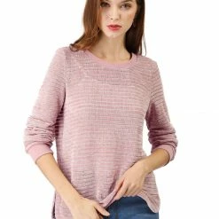 Allegra K Velvet Texture Knit Top 35 Allegra K Velvet Texture Knit Top