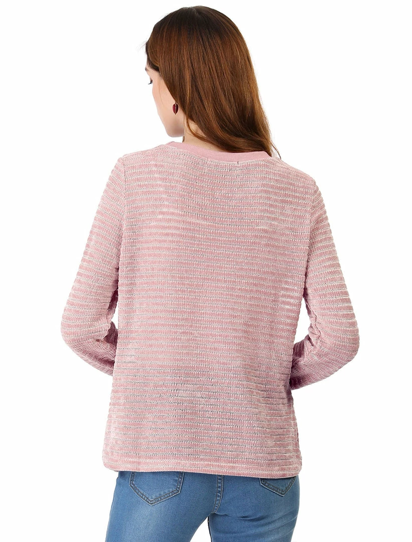 Allegra K Velvet Texture Knit Top 20 Allegra K Velvet Texture Knit Top