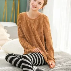 Allegra K Velvet Texture Knit Top 29 Allegra K Velvet Texture Knit Top