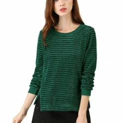Allegra K Velvet Texture Knit Top 24 Allegra K Velvet Texture Knit Top