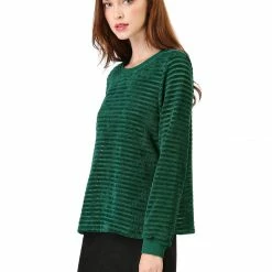 Allegra K Velvet Texture Knit Top 25 Allegra K Velvet Texture Knit Top
