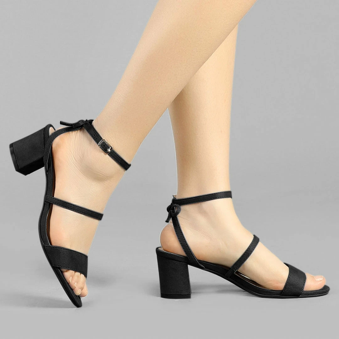 Allegra K Women's Slingback Bow Ankle Strap Block Heels Sandals 5 Allegra K Women's Slingback Bow Ankle Strap Block Heels Sandals