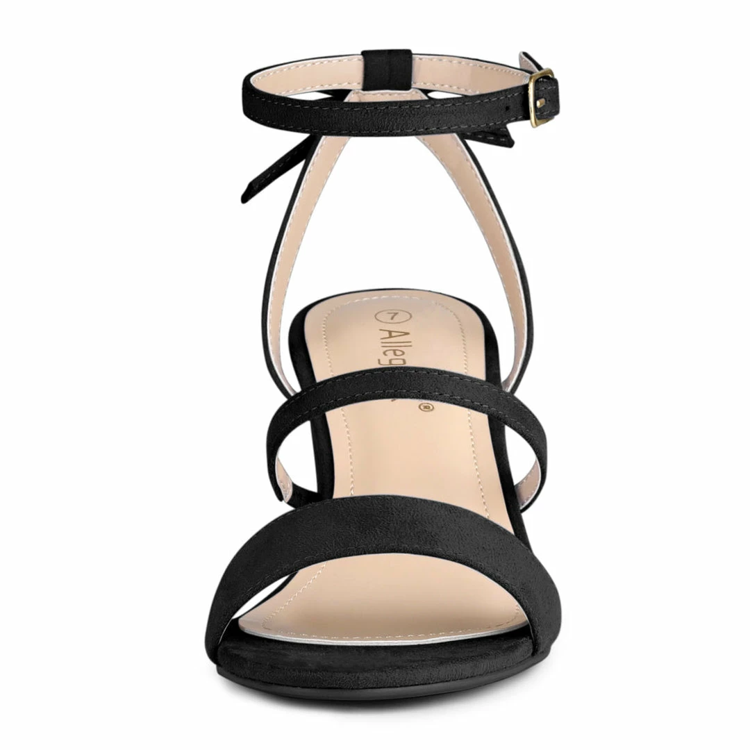 Allegra K Women's Slingback Bow Ankle Strap Block Heels Sandals 6 Allegra K Women's Slingback Bow Ankle Strap Block Heels Sandals