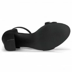 Allegra K Women's Mesh Ankle Strap Chunky Heel Dress Sandals Shoes 30 Allegra K Women's Mesh Ankle Strap Chunky Heel Dress Sandals Shoes