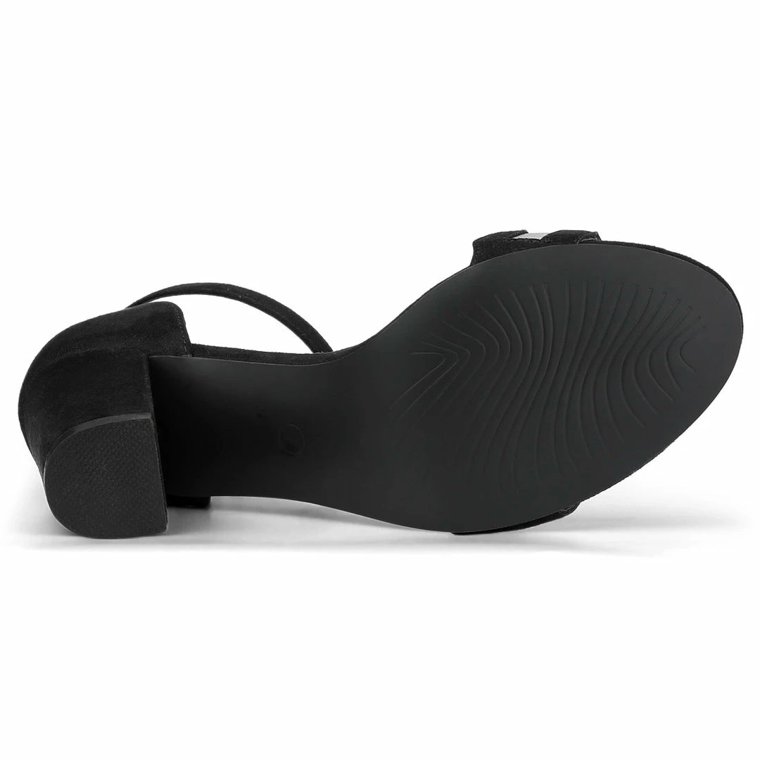 Allegra K Women's Mesh Ankle Strap Chunky Heel Dress Sandals Shoes 16 Allegra K Women's Mesh Ankle Strap Chunky Heel Dress Sandals Shoes