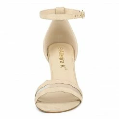 Allegra K Women's Mesh Ankle Strap Chunky Heel Dress Sandals Shoes 20 Allegra K Women's Mesh Ankle Strap Chunky Heel Dress Sandals Shoes