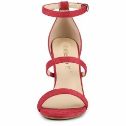 Allegra K YFL514-1 Women Open Toe Triple Straps Stiletto High Heel Sandals Shoes 45 Allegra K YFL514-1 Women Open Toe Triple Straps Stiletto High Heel Sandals Shoes