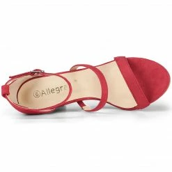 Allegra K YFL514-1 Women Open Toe Triple Straps Stiletto High Heel Sandals Shoes 47 Allegra K YFL514-1 Women Open Toe Triple Straps Stiletto High Heel Sandals Shoes