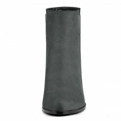 Allegra K Women's Round Toe Chunky Heel Ankle Chelsea Boots