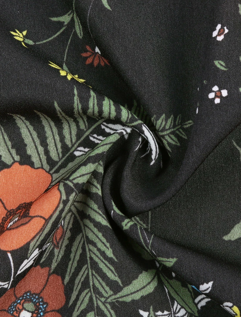 Allegra K Women Ruffle Skirt Tie Waist High Low Floral Wrap Skirt 27 Allegra K Women Ruffle Skirt Tie Waist High Low Floral Wrap Skirt