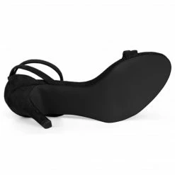 Allegra K Women's Ankle Strap Stiletto High Heel Sandals 45 Allegra K Women's Ankle Strap Stiletto High Heel Sandals