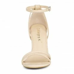 Allegra K Women's Ankle Strap Stiletto High Heel Sandals 34 Allegra K Women's Ankle Strap Stiletto High Heel Sandals