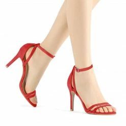 Allegra K Women's Ankle Strap Stiletto High Heel Sandals 26 Allegra K Women's Ankle Strap Stiletto High Heel Sandals