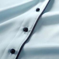 Women Allegra K Button Down Contrast Trim V Neck Long Sleeves Blouse 55 Women Allegra K Button Down Contrast Trim V Neck Long Sleeves Blouse