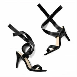 Allegra K Women's Satin Ankle Strap Stiletto Heel Sandals Shoes 25 Allegra K Women's Satin Ankle Strap Stiletto Heel Sandals Shoes