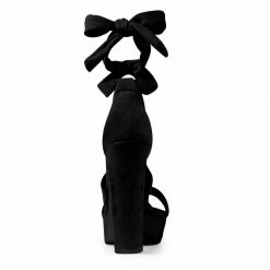 Allegra K Women's Lace Up Platform Heels Sandals