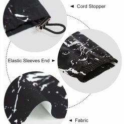 Allegra K Men Printed Hoodies Paint Splatter Pattern Windbreaker Pullover Half Zip Hooded